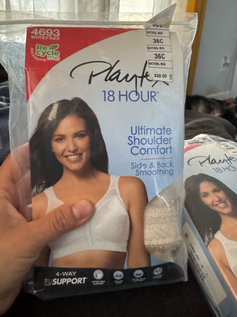 Playtex 18 Hour Wireless Comfort Bra in White